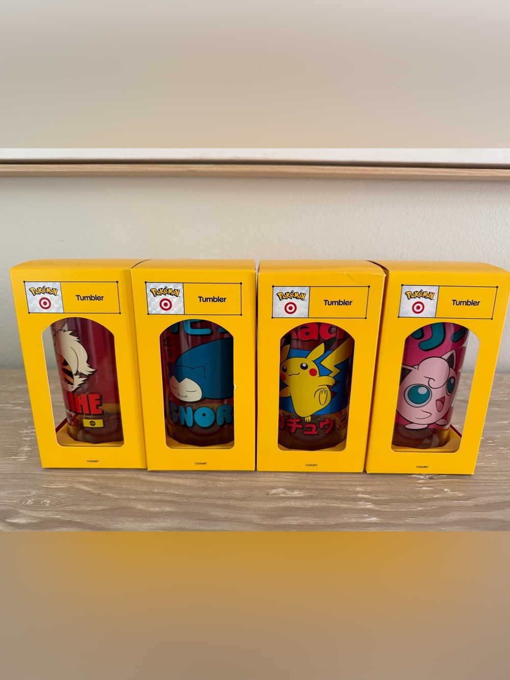 Pokémon x Target 30th Anniversary Tumbler Set - All 4 from collection